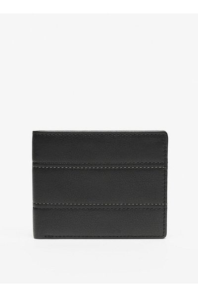 LBL by Shoexpress Men's Solid Bi-Fold Card Holder