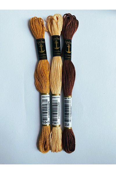 Anchor Muline 3-Piece Tapestry Cross Stitch Embroidery Floss Sets