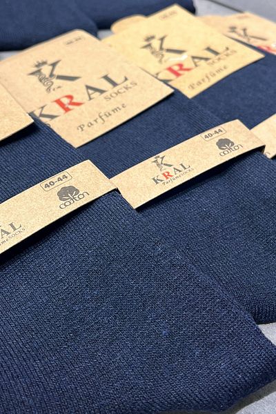 KRAL SOCKS 5 Piese Bumbac Pieptanat Vara Sosete bărbați Medii Lungi Parfumati