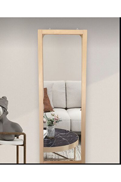 MİRRORSS Duvar Ahşap Çerçeve Hol Antre Duvar Boy Ayna 130x45