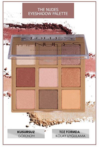 Lollis The Nudes Eyeshadow Palette 02 / The Nudes Far Paleti 02
