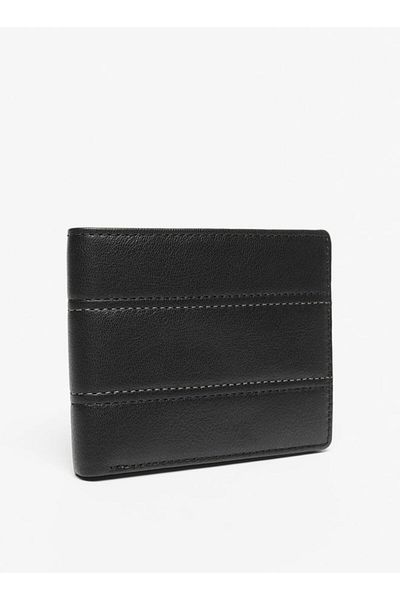 LBL by Shoexpress Men's Solid Bi-Fold Card Holder
