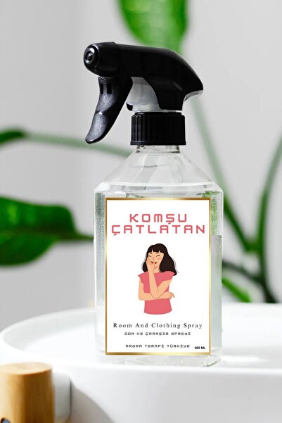 Aroma Terapi Lab Komşu Çatlatan Oda Araba ve Çamaşır Koku Spreyi 500 ml