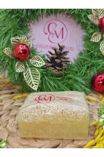 COLOURFUL MASAL صابون أرز من ألياف اليقطين الطبيعية 120 جرام