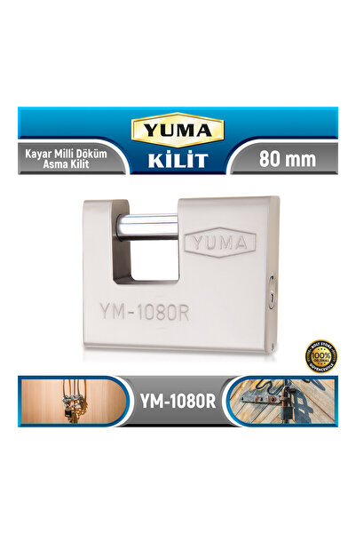 Yuma 80mm Cast Sliding Shaft Padlock YM-1080R