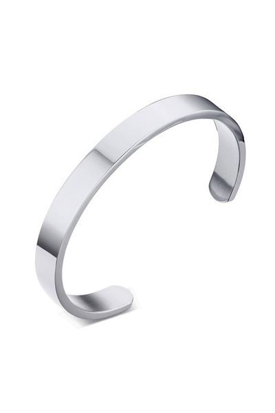 Chavin 8 mmClamp Design Steel Men's Bracelet DS82by