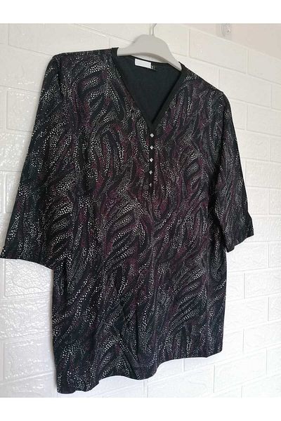 anne moda ankara Καλοκαιρινό μανίκι Κάπρι, Μπλούζα με καρφιά κατά του ιδρώτα