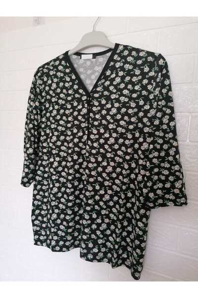 anne moda ankara Capri Sleeve Summer Buluz - Anti-Sweat