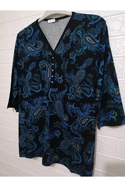 anne moda ankara Καλοκαιρινό μπλουζάκι με μανίκια Capri - Αδιάβροχο