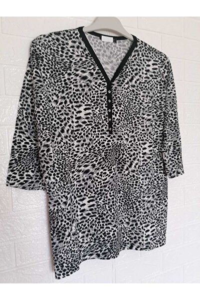 anne moda ankara Καλοκαιρινό μπλουζάκι με μανίκια Capri - Αδιάβροχο