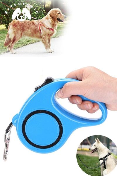 Pikas 5 Meter Cat and Dog Collar with Retractable Roller - Automatic