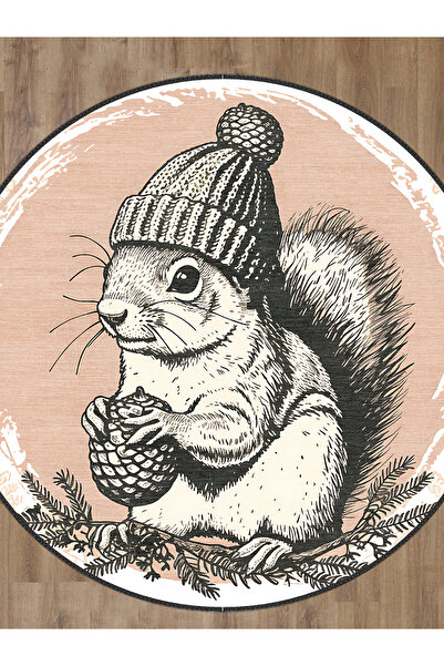 blcmoda Modern Design Woven Base - Washable Non-Slip Round Children's Carpet Rug Rug Rug-201