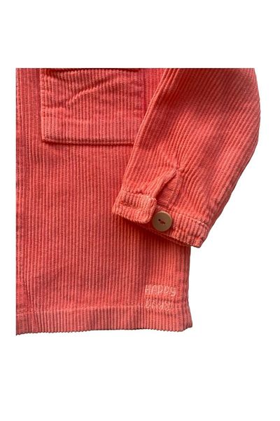 Cassiope Boy's Jacket Corduroy 100% Cotton Winter Orange