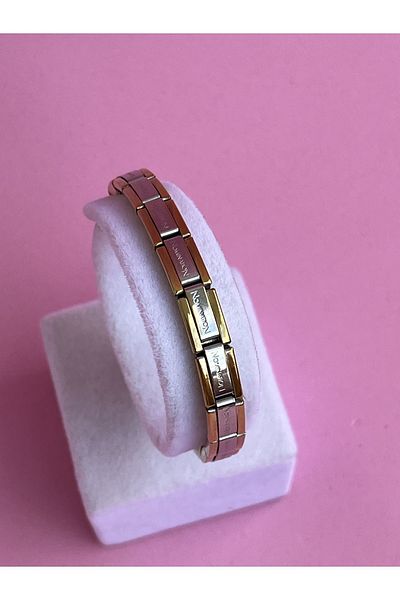 BURÇİN AKSESUAR Italian Thin Steel Bracelet - CHARM INSTALLABLE