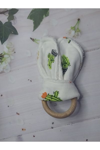 AMUGURUMİ Baby Happiness - Organic Fabric, Rabbit Ear, Teeth Checker