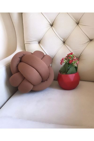 ÖrgüYastik وسادة كروية بعقدة محبوكة