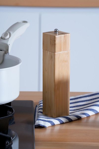 ACAR 20 cm Bamboo Square Mill