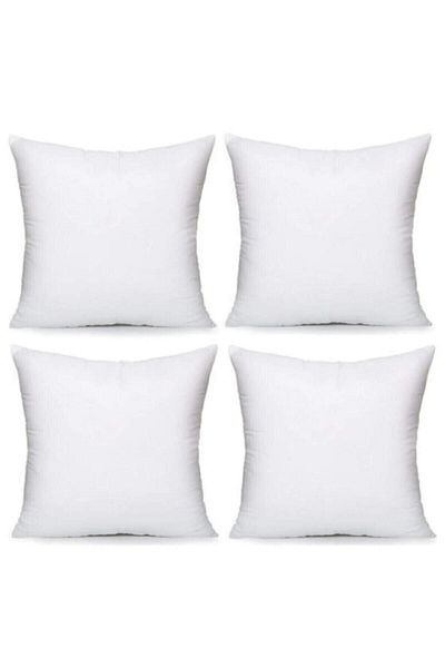 Junenext 4 Τεμάχια 50x50 cm 440gr Αντιαλλεργικό Εσωτερικό Μαξιλάρι από Ίνες Χάντρες