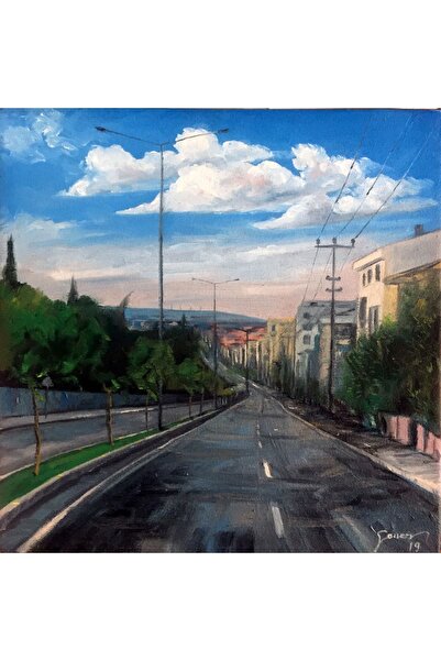 Soner Civrizoğlu Çanakkale B7, 25x25, Tuval Üzerine Yağlı Boya