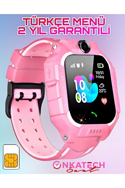 Onkatech Sim Kartlı Lbs Konum Takipli Akıllı Çocuk Saati