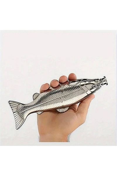 PİRAMİGO Fish Shaped Stainless Steel Flask