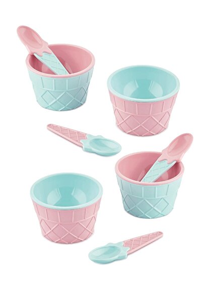 Qlüx L612 8 Parça Karnaval Dondurma Seti