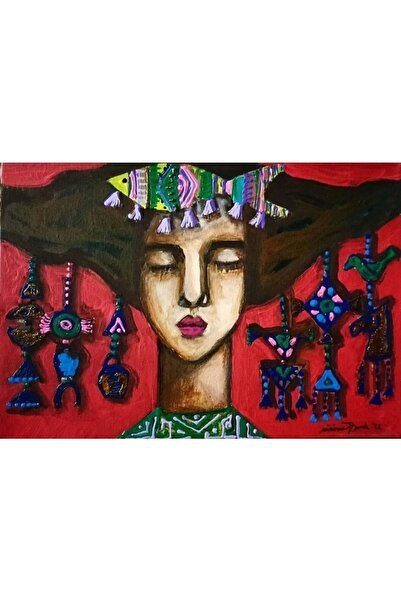 artoloji Mürüvvet Durak - Anadolu Imgeleri - 2022 - Tuval Üzerine Karışık Tek...