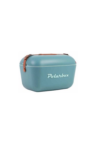 Polarbox Azul Blue Marine Deri Kayışlı Soğuk Tutucu Buzluk Ve Sıcak Tutucu Thermo chanta 12 لتر
