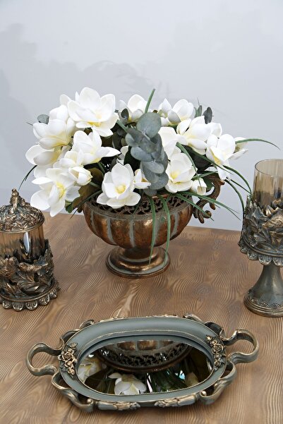 NARART Stylish Carved Mirrored Classic Presentation Tray