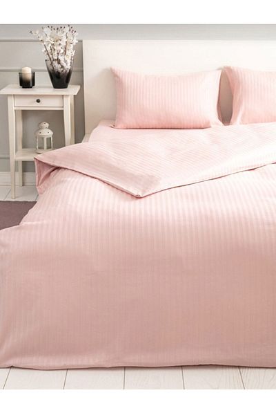 Deneme Zamanı Satin Duvet Cover Set - Double, Elasticless Sheet