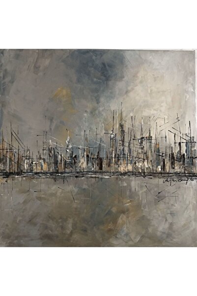 artoloji Ayla Erdoğ Çetin - Denge - 2021 - Tuval Üzerine Akrilik - 60x60 Cm