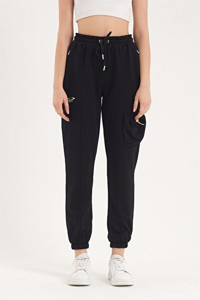 CrazyShopping Άνετη εφαρμογή - Φούτερ με τσέπη Cargo και λεπτομέρεια με κορδόνι