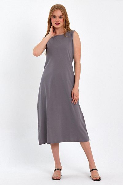 CrazyShopping Women's Sleeveless Dress and Lined Set of 2