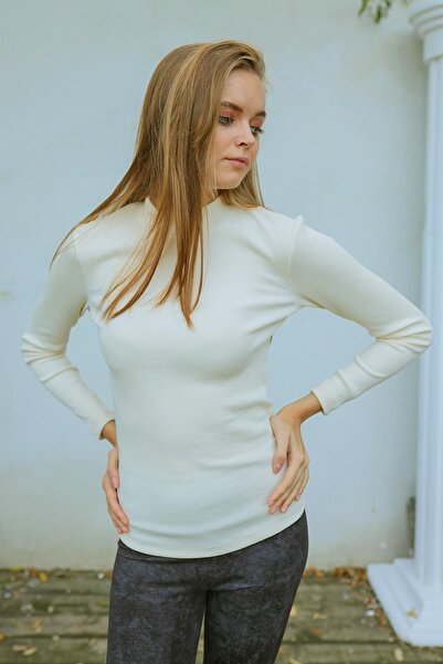 CrazyShopping Γυναικεία μπλούζα με ζιβάγκο καμιζόλα