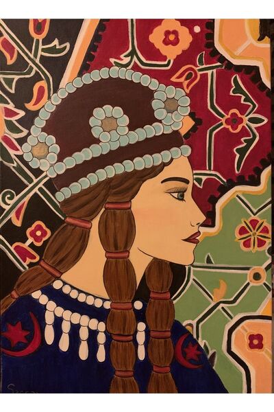 artoloji Sercan Demir - Gökçe - Tuval Üzerine Akrilik Boya - 35x50 Cm