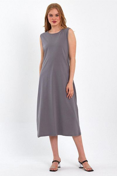 CrazyShopping Sleeveless Women's Dress - Lining Underwear