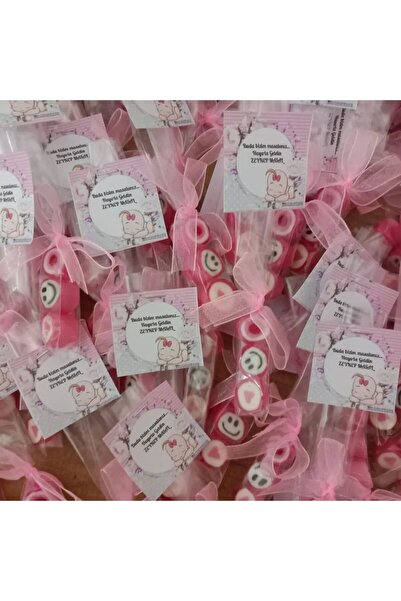ŞEKERCİYAŞAR Pembe Temalı Babyshower, Mevlit, Doğum Günü, Düğün, Nişan Şekeri...
