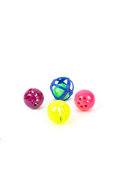Flip 32204 Cat Play Ball with Sound 4 Pieces-6 Pieces