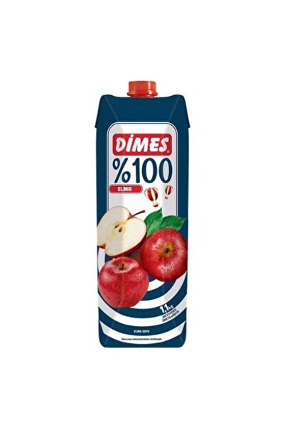 Dimes %100 Elma Meyve Suyu 1 Lt. (2'Lİ)