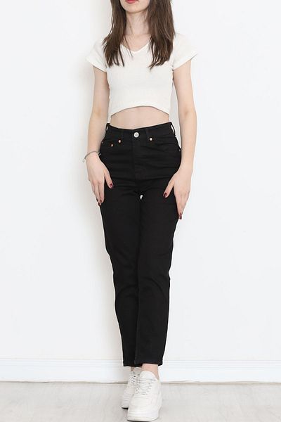 mtm My The Mall Black Boyfriend Jeans