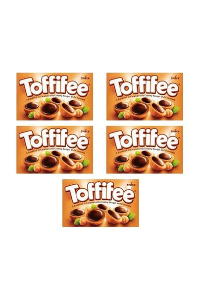 Toffiee Toffifee Chocolate with Caramel and Hazelnut - 125 Gr (5 Pieces)