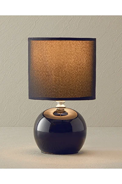 English Home Black Porcelain Lampshade - Pansy