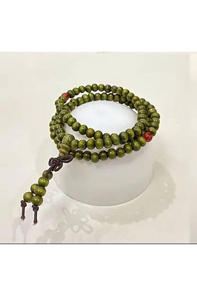 PİRAMİGO Buddhism Rosary 108 Mala Beaded Bracelet Necklace