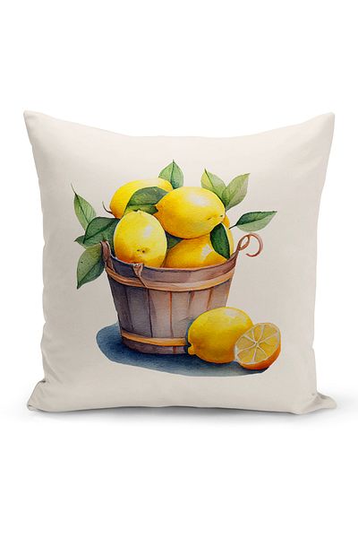 Bertille Home Vintage Series Double Sided Digital Printed Throw Pillow Case (Vintage Cushion Cover)