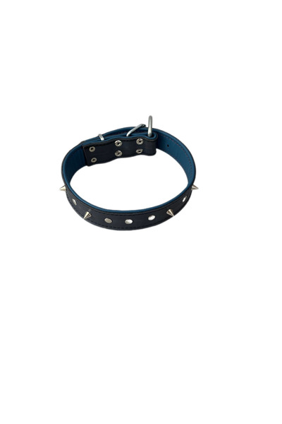 Lndr Medium Arc Real Leather Dog Collar - Size 3.5 X 60 cm with Metal Ornament