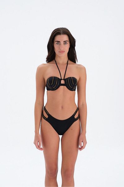 Eros 3330bk Modell bedeckt schwarzen Bikini - Tk
