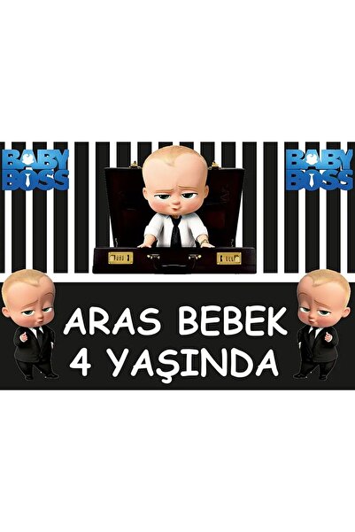avrupakutu Kişiye Özel 70x100 Ölçüsünde Branda Afiş Doğum Günü