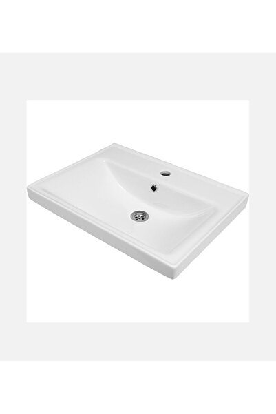 Fizzy Banyo LİVVİT 60X45 cm Seramik Lavabo Taşı
