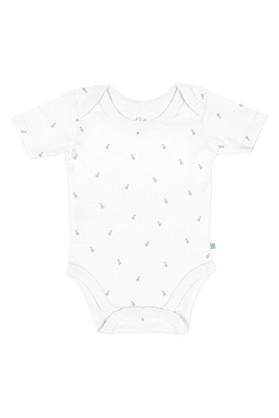 Casadora Baby جسم أطفال من القطن العضوي بنسبة 100% من Feather - بأكمام قصيرة