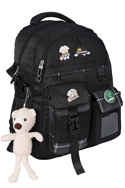 Fiyaka Rlx-1453-1454 Erkek Çocuk İlk Okul Çantası Sırt Çantası SİYAH